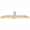 Ekena Millwork Eugene Rough Sawn Timber Gable Bracket, Douglas Fir, 72"W x 21"H x 4"D x 6"F, 7/12 Pitch GBW072X21X0406EUG00RDF - alternate 3